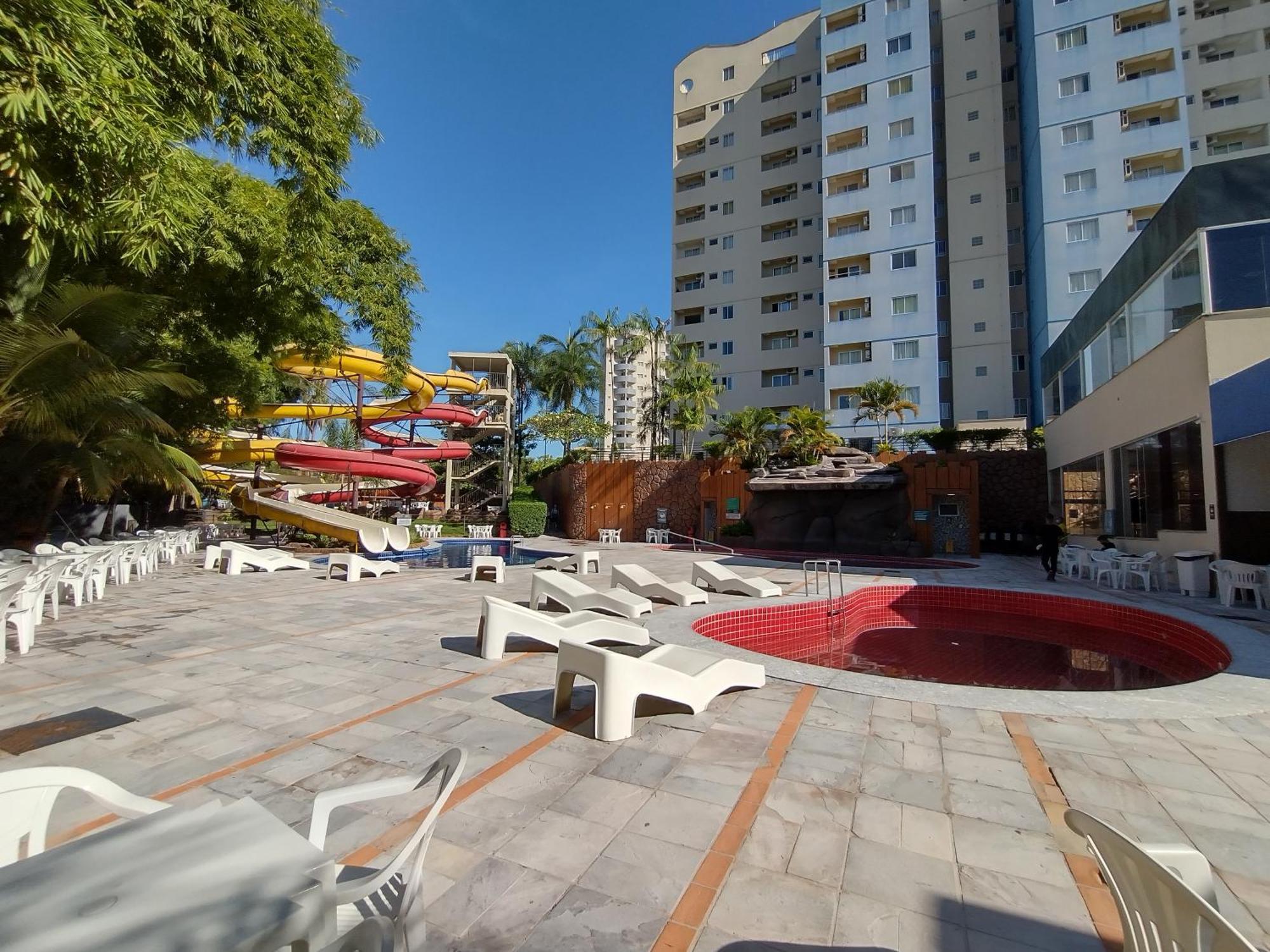 Golden Dolphin Grande Hotel Caldas Novas - Achei Ferias - Com Roupa De Cama Bagian luar foto